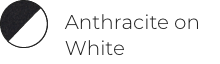 Anthracite on White